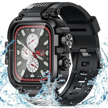 Imagem de Pulseira de relógio Goton IP68 à prova d'água de 44 mm com estojo para Apple Watch