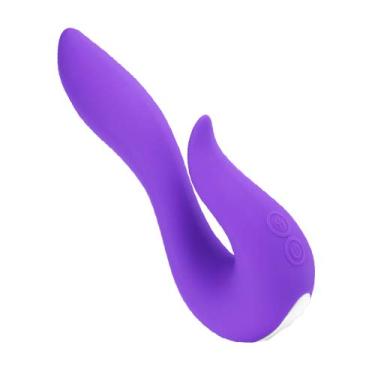 Imagem de Lovetoys Vibrador Recarregável Com Estimulador 7 Modos De Vibração Love- Roxo