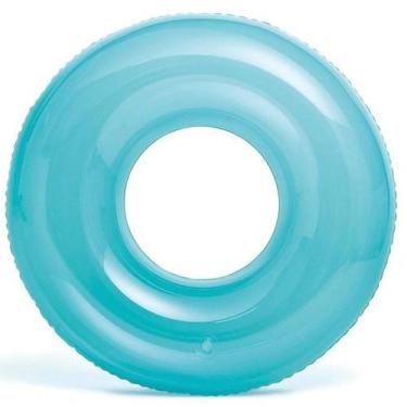 Imagem de Boia Inflável para piscina Fluorescente neon Boia Divertida Redonda 76