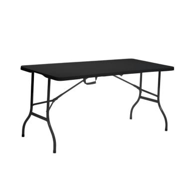 Imagem de Mesa Dobrável De Plástico Portátil Com Alça Leve Para Camping Praia Churrasco 152x70cm...
