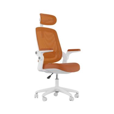 Imagem de Cadeira De Escritorio Elements Astra Laranja/branco