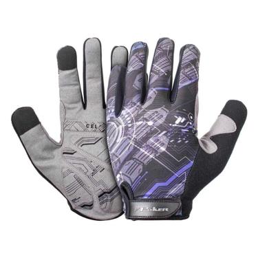 Imagem de Luva Bike Antishock Poker Gel Dedo Longo Motion - Ptomar - G