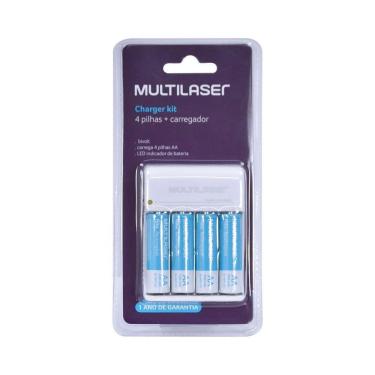 Imagem de Carregador Rm02 Bivolt Com 4 Pilhas Aa De 2500 Mah Cb054