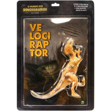 Imagem de Mundo dos Dinossauros, O - Leia & Brinque: Velociraptor