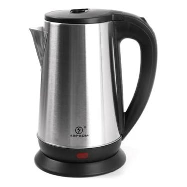 Imagem de Chaleira Elétrica Inox 2,3L 110V Ferve Água Rápido com Base Giratória e Desligamento Auto