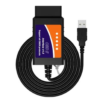 Imagem de OBDMONSTER Adaptador USB ELM327 OBD2 para Windows, scanner ELMconfig com interruptor MS CAN/HS CAN para digitalização F150 F250 luz de verificação de motor de carro e caminhão leve, diagnóstico em