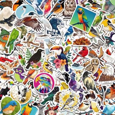 Imagem de 102Pcs Bird Stickers, Cool Bald Eagle Waterproof Decals, Cute Bird Stickers for Water Bottles Laptops Phones DIY Scrapbooking Luggage Skateboard