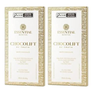 Imagem de Kit 2X: Chocolift Be Truth com Whey e Colágeno Essential Nutrition 40g