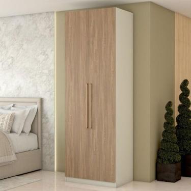 Imagem de Guarda-Roupa Solteiro Modulado Kalore 2 Portas 3 Gavetas Kalore Areia/