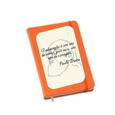 Imagem de Caderneta de anotação Pedagogia Paulo Freire professor professora mini