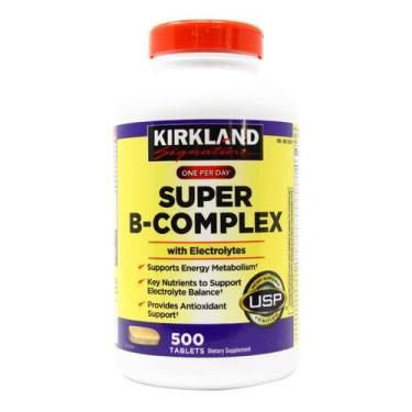 Imagem de Suplemento Kirkland Super B-Complex 500 comprimidos - Kirkland.