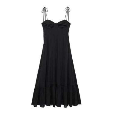 Imagem de Vestidos Longos Elegantes Em Camadas Para Mulheres, Moda Casual De Ver