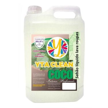 Imagem de Sabão líquido lava roupas 5lts - coco - ytaclean