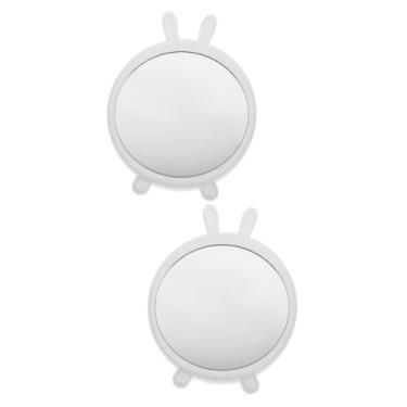 Imagem de TLTDSMY 3 peças de toucador de mesa para casa maquiagem luz espelho de viagem estética iluminado espelho de maquiagem decoração espelho de mão com suporte decoração cosmética espelho prata branco