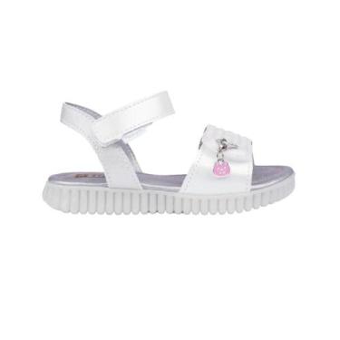 Imagem de Sandalia pampili candy pets com pingente ref 123.311 menina, 31, Prata