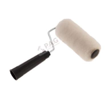 Imagem de Kit 5 rolo de pintura de lã carneiro pinta facil 10cm com cabo garfo p