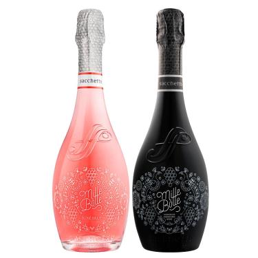 Imagem de Kit Para Brindar 02 Espumantes Mille Bolle