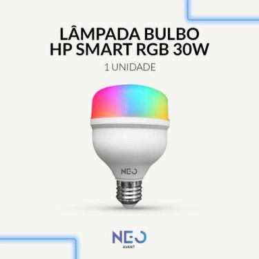 Imagem de Lampada Led Smart Wifi 2.4 GHz Bulbo Hp 20w 30w 40w 50w 2700K 6500K RG