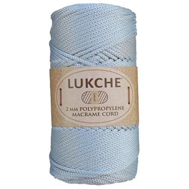 Imagem de Cordão de macramê de poliéster 2 mm x 125 jardas, corda de macramê premium 100% polipropileno, fio colorido, bolsa de macramê de crochê para cabides de parede, bolsas, placas inferiores, tapetes