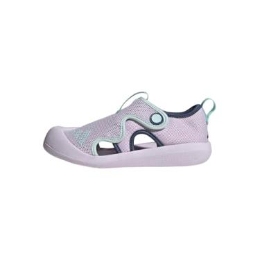 Imagem de adidas Sandália infantil unissex Altaventure 3 Slide, Lavanda gelada/Halo Mint/Tinta pré-amada, 13 Little Kid