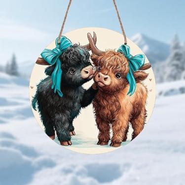 Imagem de Cartazes e impressões de parede redondos de alumínio planos 2D, presente ideal para aniversário, Dia das Bruxas Ação de Graças Natal Eid Al-Adha Ramadã, presente divertido para amigos e familiares