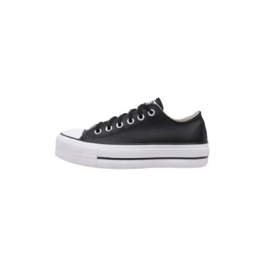 Imagem de Converse Tênis feminino Chuck Taylor All Star Lift Clean, Preto/Preto/Branco, 5.5