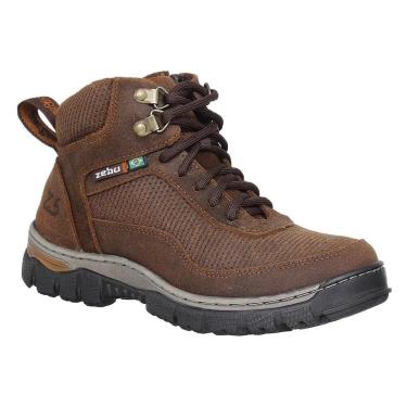 Imagem de Coturno Adventure Masculino Couro Com Zíper Zebu 75020-Masculino