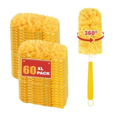 Imagem de 60 refis de espanador compatíveis com Swiffer Dusters, 360 refis resistentes