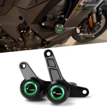 Imagem de Super Vici Ninja1100SX Frame Sliders Apto Para Ninja 1100SX 2025 | Ninja1100SX Falling Protect Crash Sliders Protect 2025 Ninja 1100SX Protetor de queda 2025 Ninja 1100SX Acessórios GN