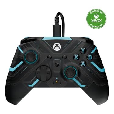 Imagem de Turtle Beach Rematch Advanced Titan Steel Wired Gaming Controller for Xbox and PC – Glow, Officially Licensed by Xbox, Remappable Buttons, Hall-Effect Hair Triggers, 8ft Cable