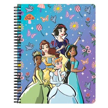 Imagem de Caderno Universitário 1M Feminino Princesas 7071802104 - Culturama