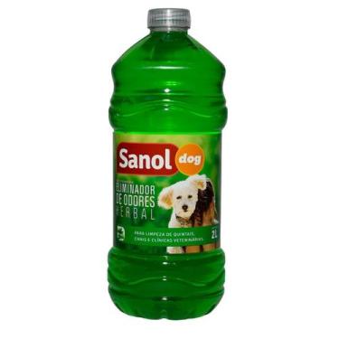 Imagem de Eliminador De Odores Sanol Dog 2 Litros Herbal 