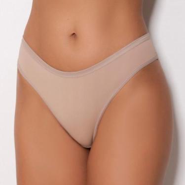 Imagem de Calcinha Básica em Microfibra Cor:ChocolateTamanho:G - MTX Lingerie, C