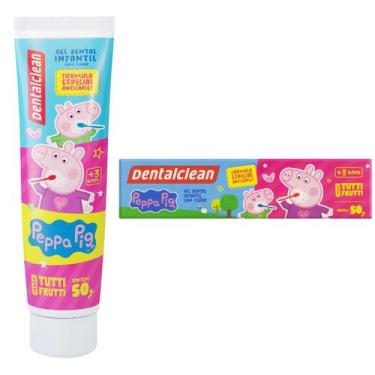 Imagem de Gel dental infantil peppa pig com fluor - 50g - dentalclean