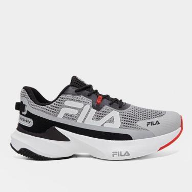 Imagem de Tênis Fila Recovery Masculino, Cinza, Preto, 42