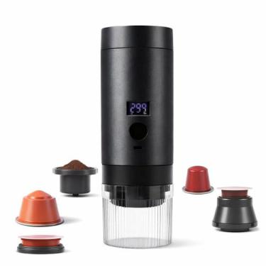 Imagem de Maquina de Café Expresso Portátil 3 Em 1 Elétrica Capsulas e Pó - Maqu