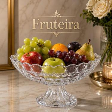 Imagem de Fruteira De Mesa Decorativa Com Pé 26cm Bubbles - FWB