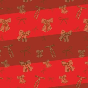 Imagem de Papel Presente Bobina Couche 60CM. MOD. 219 Lacos e Listras BO-100MTS 