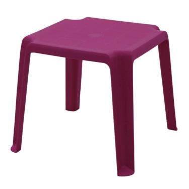 Imagem de Jogo 12 Mesinhas Plásticas Infantil Rosa Tramontina Adoleta 49x42cm Brinquedoteca Escola