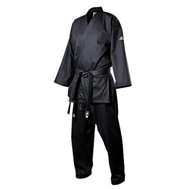 Imagem de Dobok Adidas Open Black-170: estatura entre 1,55m até 1,64m
