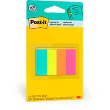 Imagem de Post-it, 3M, Marcador de Página de Papel 38 mm x 15 mm - 4 Blocos
