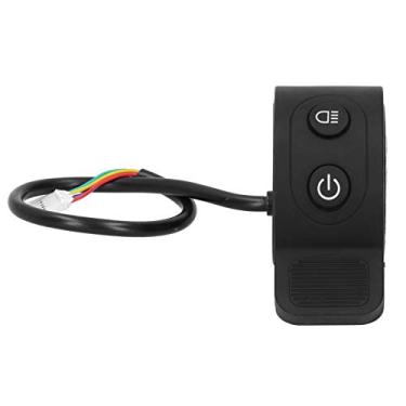 Imagem de Substituição do acelerador do acelerador, 51005-5P ABS 5V scooter elétrico interruptor integrado acelerador de polegar scooter acelerador adequado para X6/X7/X8