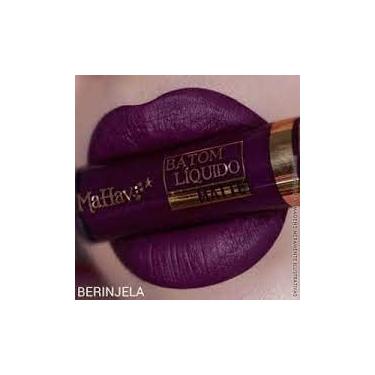 Imagem de Batom Líquido Matte Mahav 4 Ml (BERINJELA)