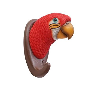 Imagem de KIZQYN Ganchos de casaco cabide montado na parede, cabide de casaco montado na parede, chapéu de rack montado na parede de design retrô bonés de beisebol, casacos, carteira, coleira de cachorro rack de parede (cor: D)