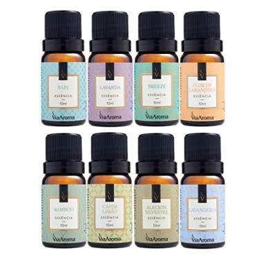 Imagem de Kit 8 Essências Mais Vendidas Via Aroma 10mL