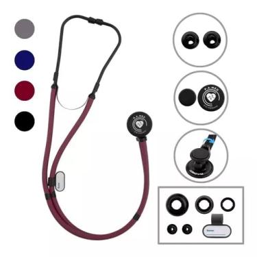 Imagem de Estetoscópio Black Rappaport P.a Med 2 Garantia Profissional (VINHO)