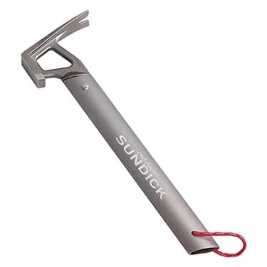 Imagem de CIADAZ Barraca de acampamento ao ar livre Martelo de aço inoxidável Tenda Prego Extrator Tent Peg Acessório