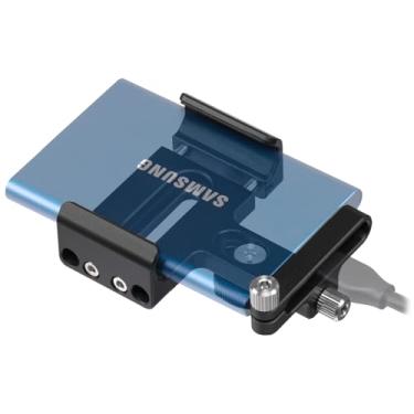 Imagem de FANAUE Suporte SSD Suporte SSD com braçadeira de cabo Cold Shoe, 3.8 cm-5.3 cm para Samsung T5 T7 SSD SanDisk compatível com BMPCC 4K /6K /6K Pro Camera Cage