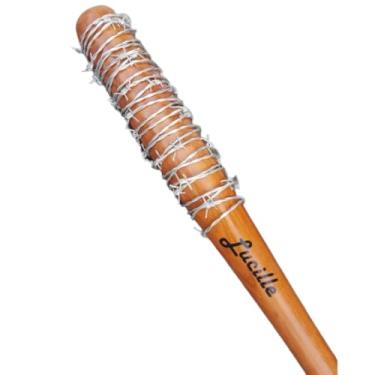 Imagem de Taco de Baseball Twd Lucille madeira Maciça com arame arame 70cm