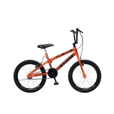 Imagem de Bicicleta Colli Aro 20 Max Boy Cross Infantil S/M Laranja Neon Freio V